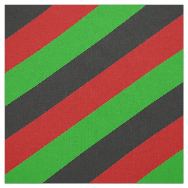 Rotes, grünes und schwarz gestreiftes Muster Stoff (Muster)