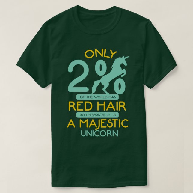 Rotes Haar T-Shirt (Design vorne)