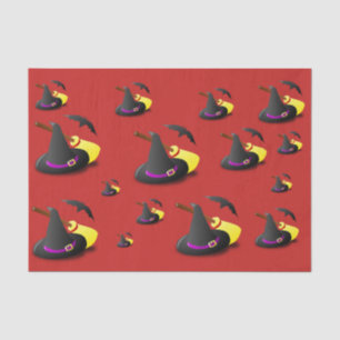 ROTES HALLOWEEN-SPECIAL SEIDENPAPIER
