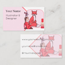 Rotes Hanbok, Fuchs und Foundation mit Mattabdecku