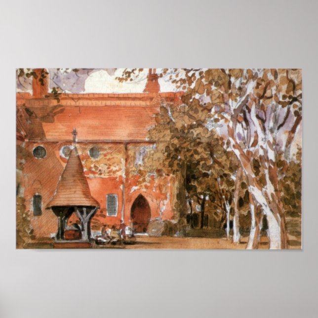 Rotes Haus Poster (Vorne)