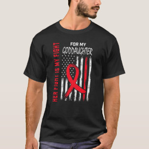 Rotes Her Fight-Patenkind-Herzkrankheit-Bewusstsei T-Shirt