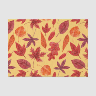Rotes Herbstblatt Seidenpapier