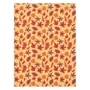 Rotes Herbstblatt Tischdecke