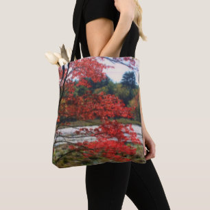 Rotes Herbstlaub Sumpf Natur