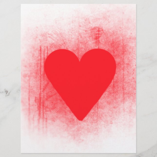 Rotes Herz (Vorderseite)
