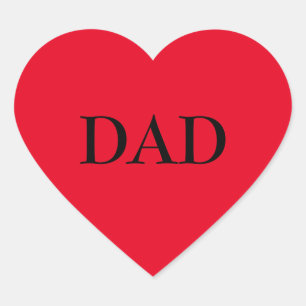 Rotes Herz Aufkleber Sprichwort MAMA