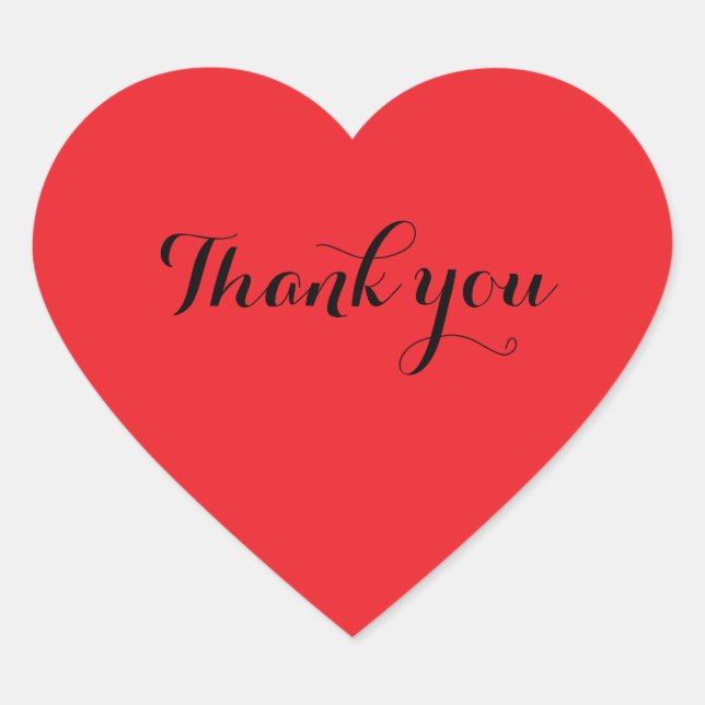 Rotes Herz Aufkleber Vorlage (Vorderseite)