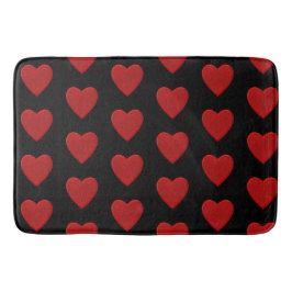 Rotes Herz Badematte
