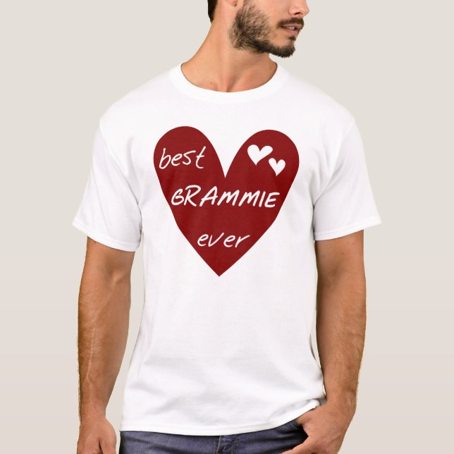 Rotes Herz beste Grammie überhaupt T - Shirts und (Vorderseite)