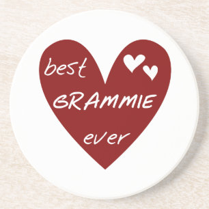 Rotes Herz beste Grammie überhaupt T-Shirts und Ge Untersetzer