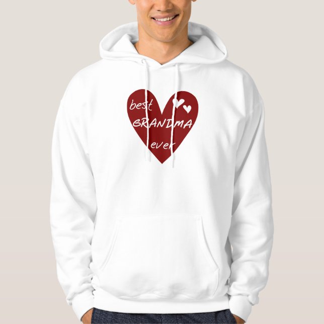 Rotes Herz-beste Großmutter-überhaupt T - Shirts (Vorderseite)