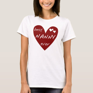 Rotes Herz-beste Kindermädchen-überhaupt T - T-Shirt