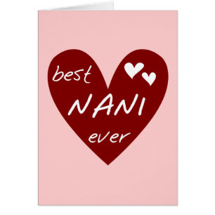 Rotes Herz beste Nani überhaupt T - Shirts und