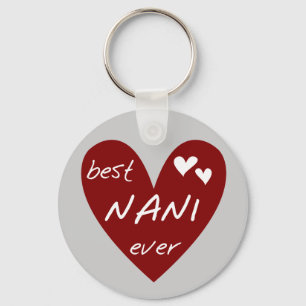 Rotes Herz beste Nani überhaupt T - Shirts und Schlüsselanhänger