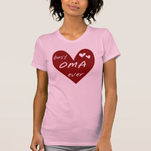 Rotes Herz Beste Oma Aller Zeiten T-Shirts und Ges