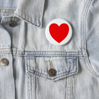Rotes Herz Button