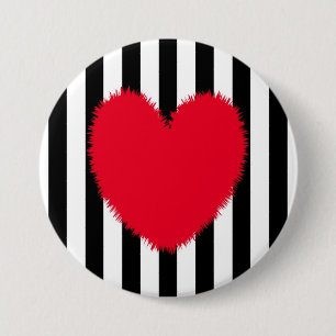 Rotes Herz Button
