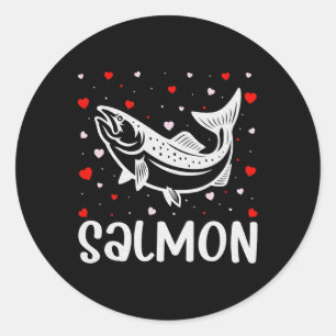 Rotes Herz Cupid Liebe Grafischer Lachs Lover Vale Runder Aufkleber