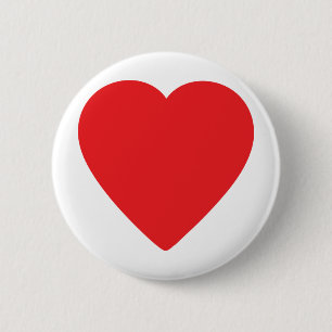 rotes Herz eins Button