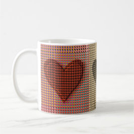 Rotes Herz Kaffeetasse