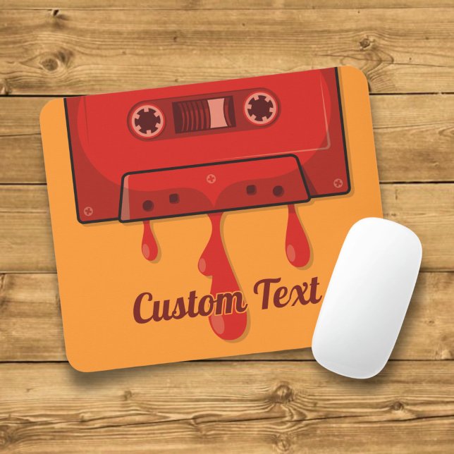 Rotes Herz-Kassette Mousepad (Von Creator hochgeladen)