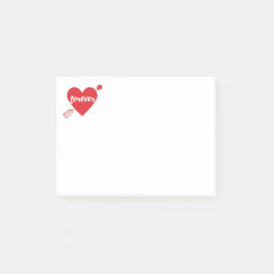 Rotes Herz Liebe Hochzeit Braut Frau Verlobung Bra Post-it Klebezettel