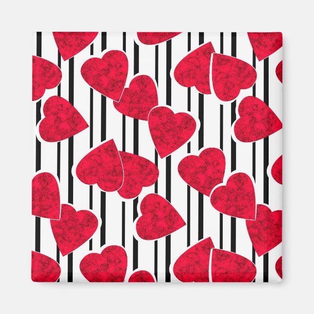 Rotes Herz Magnet (Vorne)