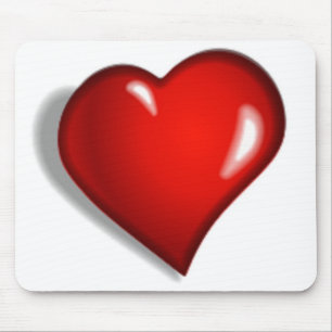 ROTES HERZ MOUSEPAD