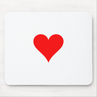 Rotes Herz Mousepad