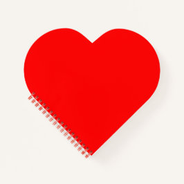 Rotes Herz Notizbuch