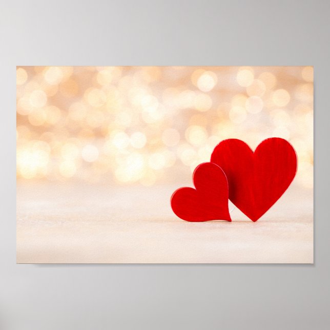 Rotes Herz. Poster (Vorne)