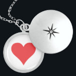 Rotes Herz Sterling Silberkette<br><div class="desc">Rotes Herz</div>