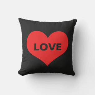 Rotes Herz Süße Liebe Valentinstag Geschenk Dekor Kissen