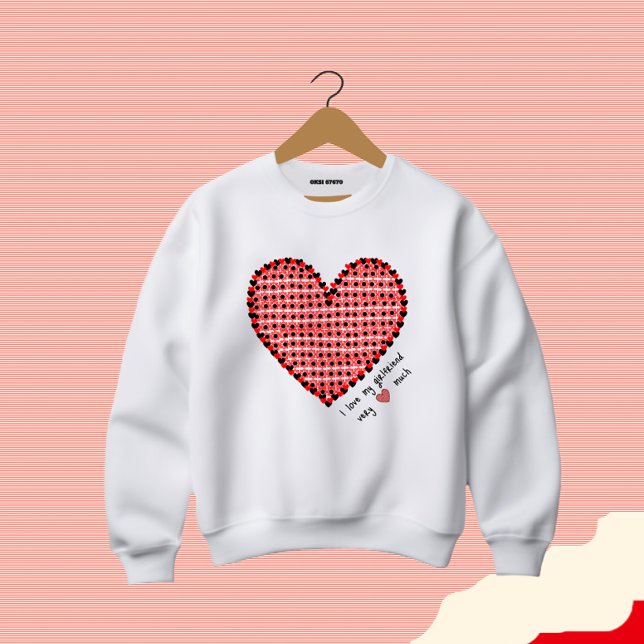 Rotes Herz Sweatshirt (Von Creator hochgeladen)