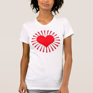 Rotes Herz T-Shirt
