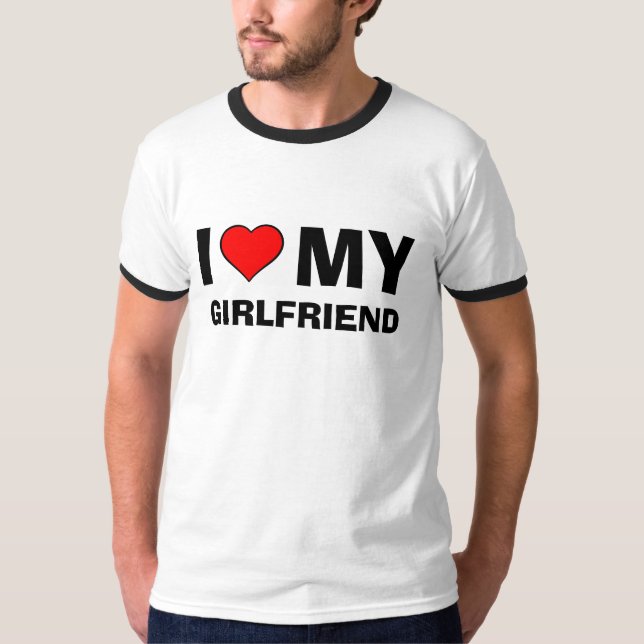 Rotes Herz T-Shirt (Vorderseite)