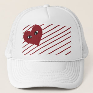 Rotes Herz Truckerkappe