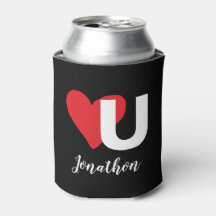 Rotes Herz U Liebe Valentinstag Mit Monogramm Name