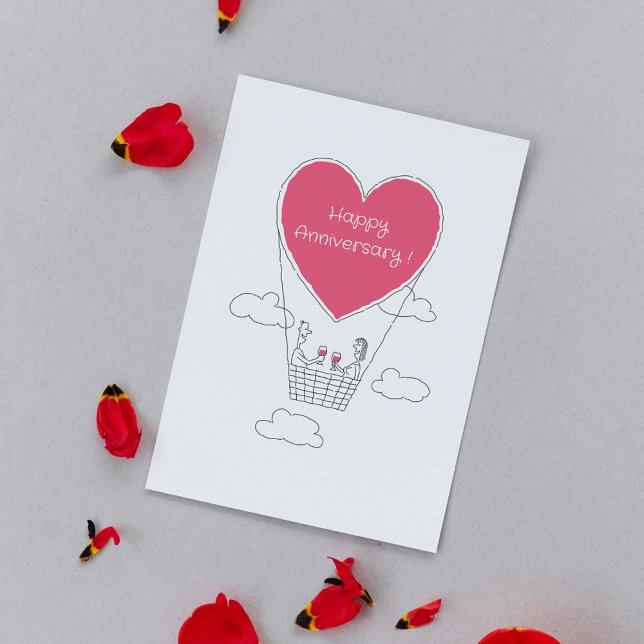 Rotes Herz-Verheiratete Couple Card zum Hochzeitst (Von Creator hochgeladen)