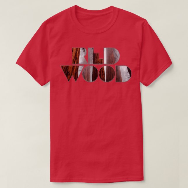 ROTES HOLZ T-Shirt (Design vorne)