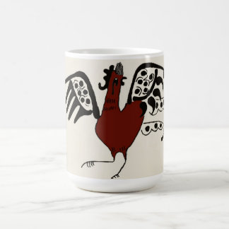 Rotes Huhn Kaffeetasse