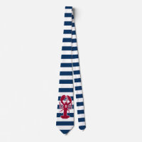 Rotes Hummer-nautischmonogramm-blauer weißer