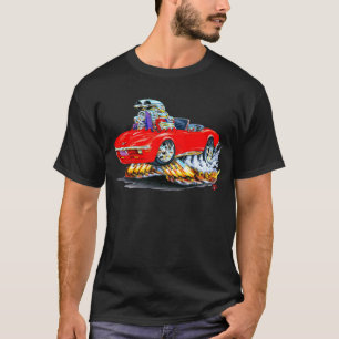 Rotes Kabriolett 1968-72 Korvette T-Shirt