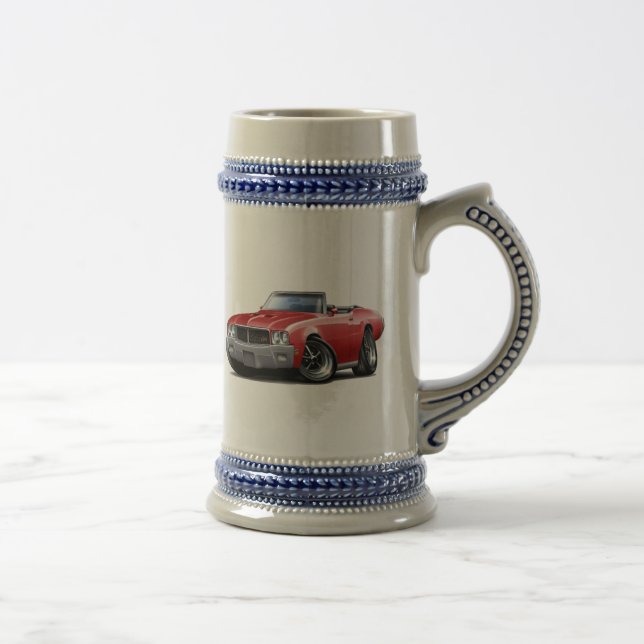 Rotes Kabriolett 1970-72 Buicks GS Bierglas (Rechts)