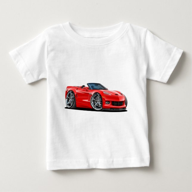 Rotes Kabriolett 2010-12 Korvette Baby T-shirt (Vorderseite)