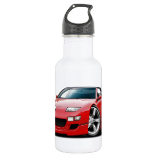 Rotes Kabriolett Nissans 300ZX Edelstahlflasche