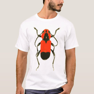 Rotes Käfer-Shirt T-Shirt