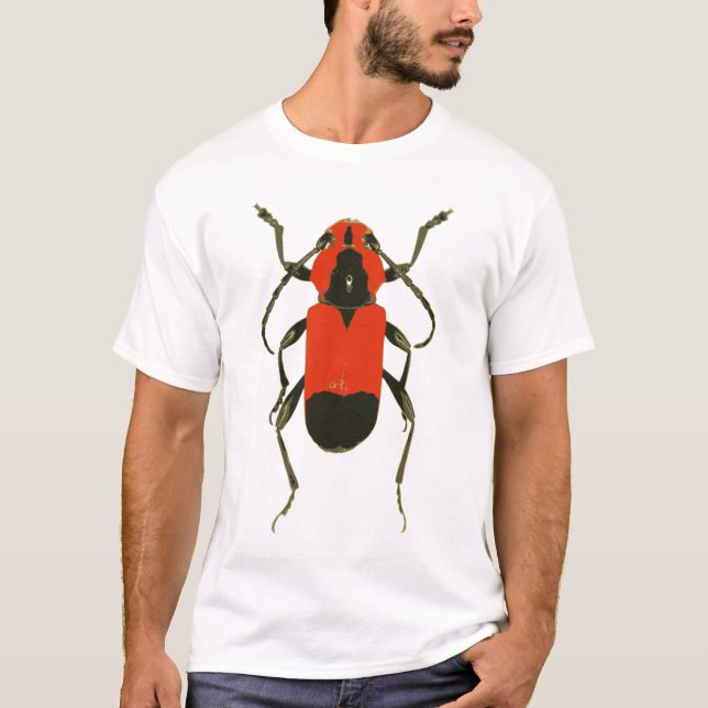 Rotes Käfer-Shirt T-Shirt (Vorderseite)