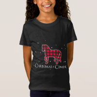 Rotes Kariertes Pferd Weihnachten Matching Buffalo